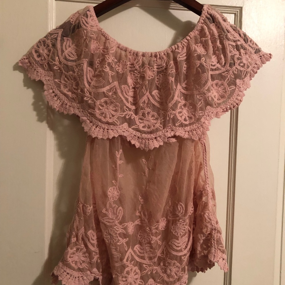 Floral embroidered blouse